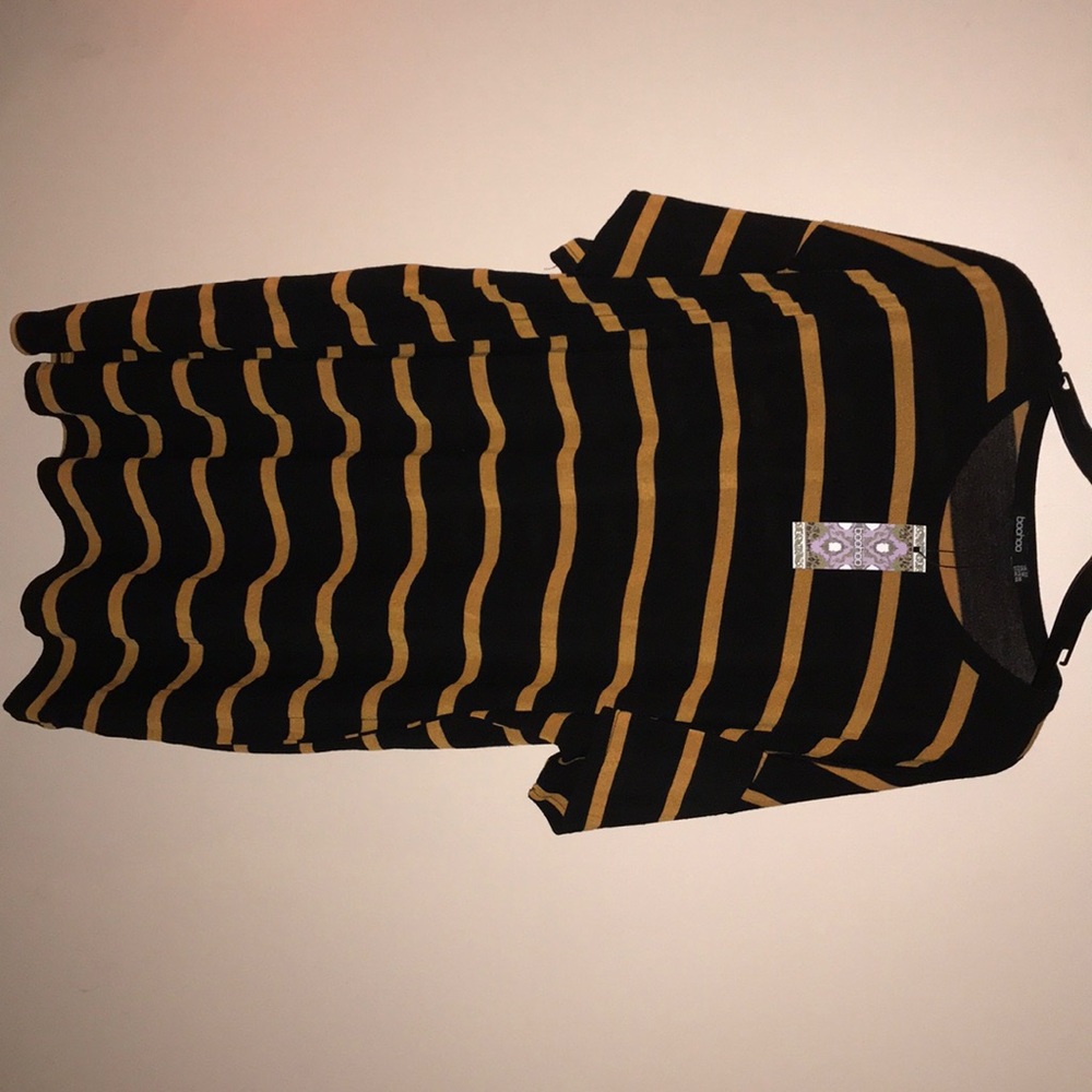 Plus sz US 18 Stripe T-shirt dress